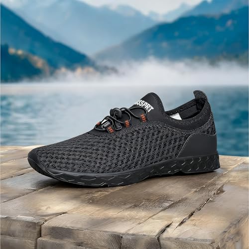 Image of DOUSSPRT Women's Water Shoes Quick Dry for Beach Swim Pool Fishing | Adult Breathable Summer Walk Aqua Sandals for River Athletic Boating Kayaking Diving Sport