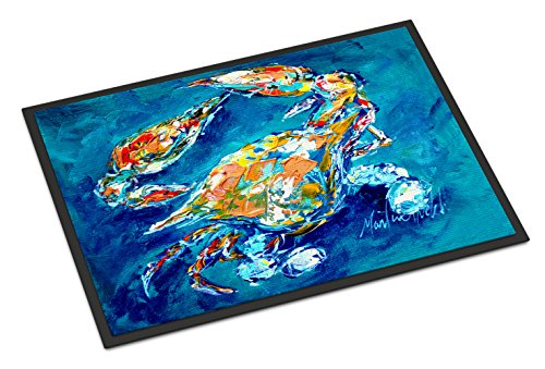 Caroline's Treasures MW1153JMAT by Chance Crab Indoor or Outdoor Mat 24x36, 24H X 36W, Multicolor