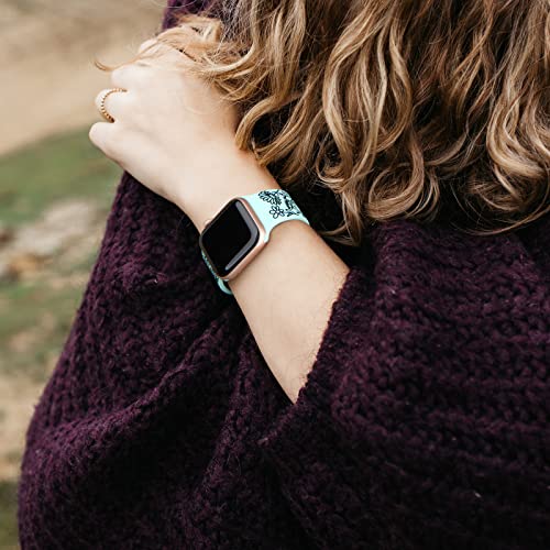 Image of ACESTAR Double Sided Band Compatible with Apple Watch Band 38mm 40mm 41mm /42mm(Series 11 10), Spider Web Cartoon Soft Silicone Replacement for iWatch Series 11 10 9 8 7 6 5 4 3 2 1 SE