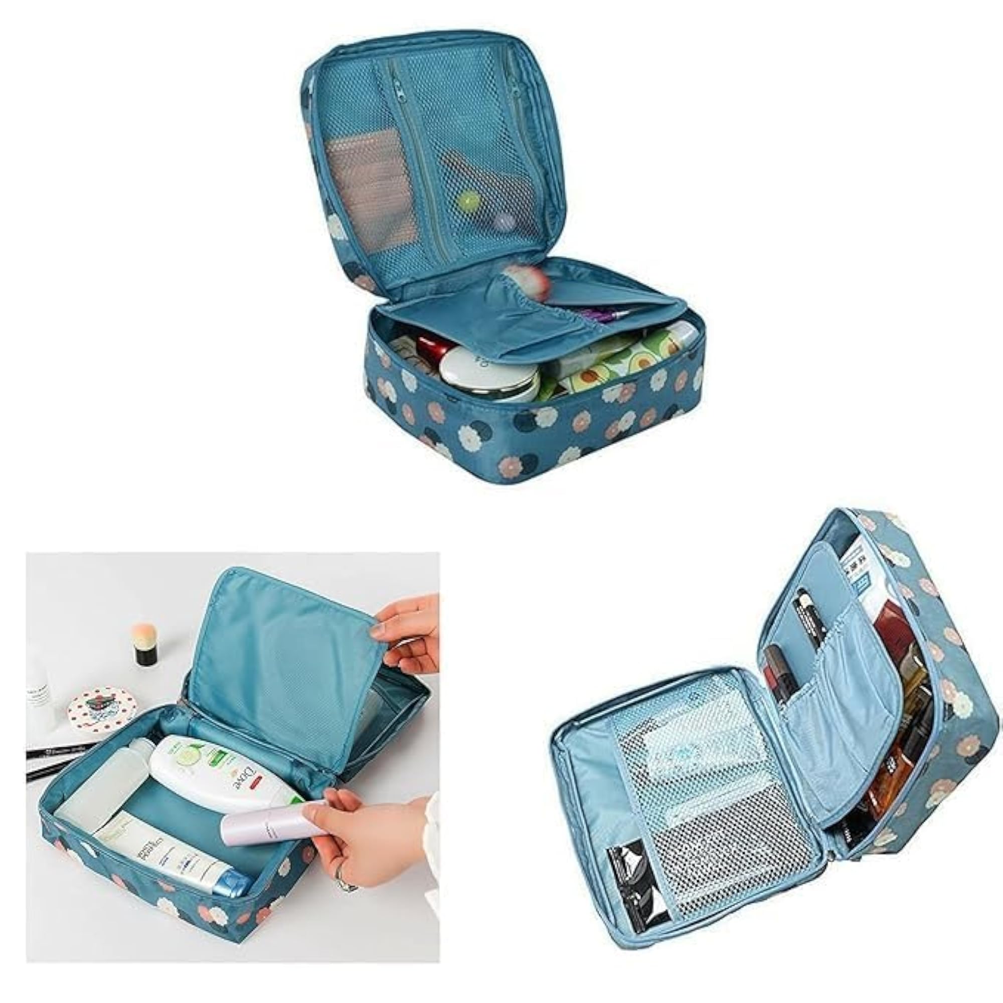 Travel Portable Cosmetic Makeup Case Organizer for Women