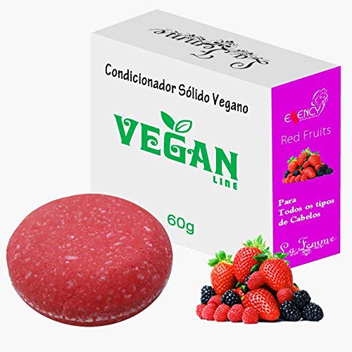 Shampoo E Condicionador Sólido RED FRUITS - Vegan Kit C/ 2