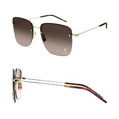 SAINT LAURENT SL 312 M Square shape Sunglasses Bundle with eSHADES Luxury Eyewear Kit