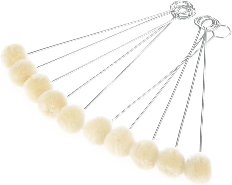 Dye Daubers Brush Wool Applicator Dyeing Dauber Tools Tool Handle Crafts Metal Diy Crafting Swab Projects Mit Metallgriff Dying - (Color: As Shown 1)