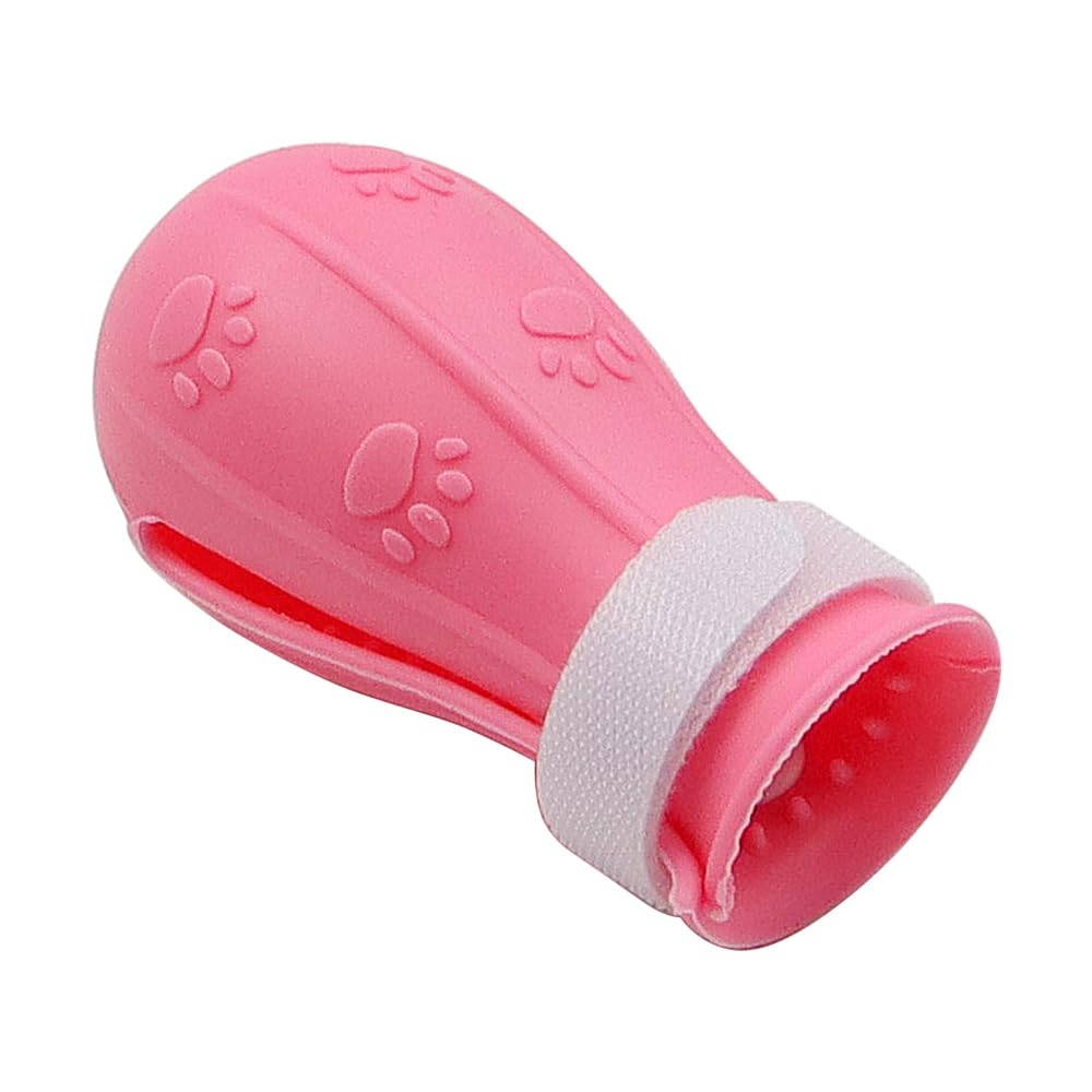 Casque à bulles respirant Cat avec couvre-pattes en silicone, capuche réglable en plastique pour chat rose, coupe des ongles pour le bain et le rasage