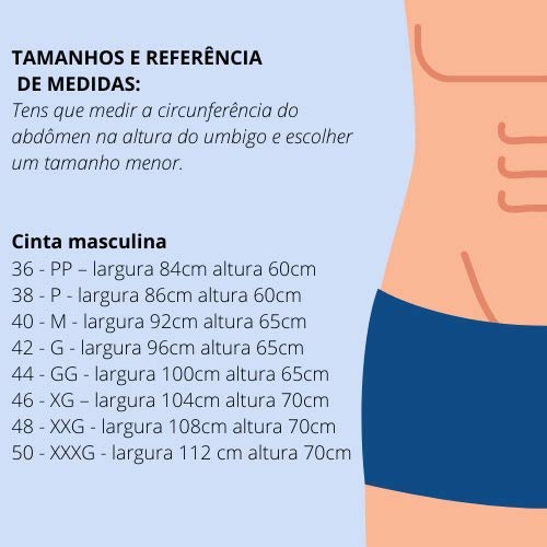 Cinta Modeladora Masculina Redutora (GG)