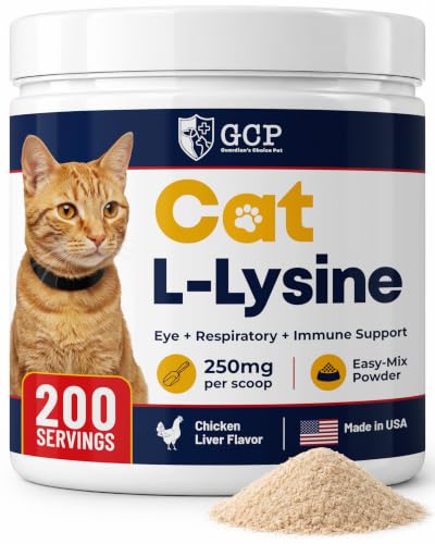 Guardians Choice L-Lysine for Cats Cat Lysine Powder 200 Servings