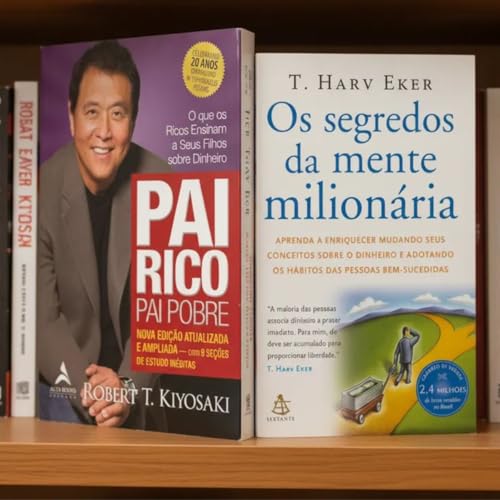 Kit 2 Livros | Pai Rico Pai Pobre + Segredos da Mente Milionária | Robert Kiyosaki
