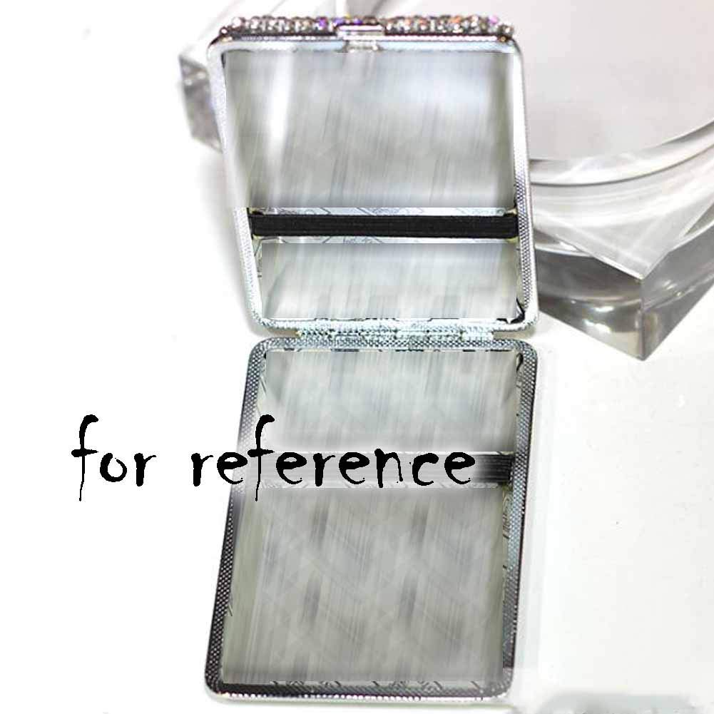 Black Rhinestone Cigarette Case Bling Bling Cigarette Box Women Cigarette Holder