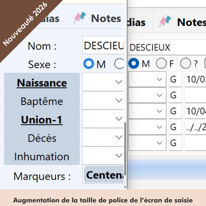 Coffret Généatique 2026 Prestige Logiciel Généalogie PC