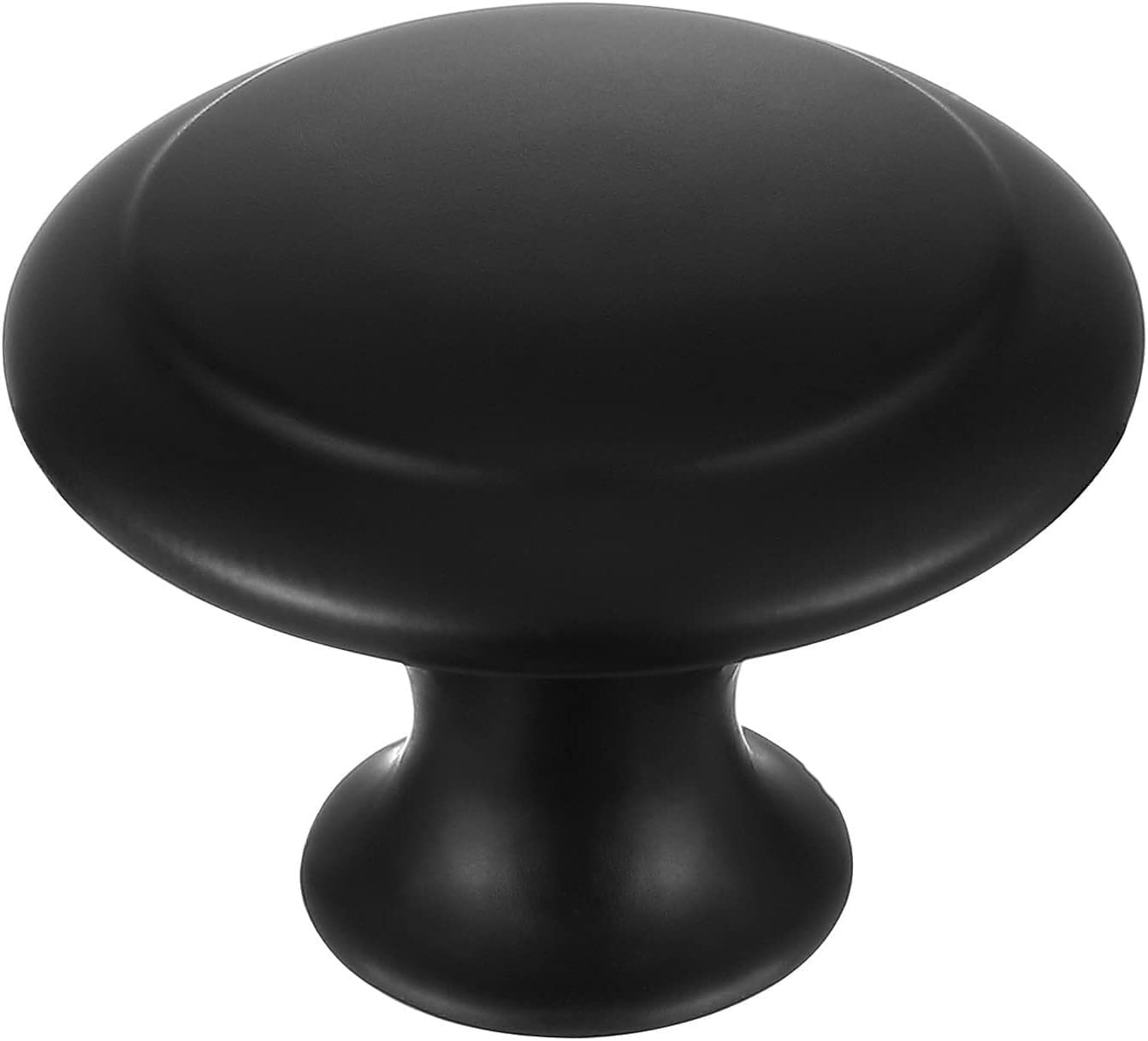 Cabinet Pulls, Closet Door knobs Round Matte Black Dresser Drawer Knobs Simple Cabinet Hardware