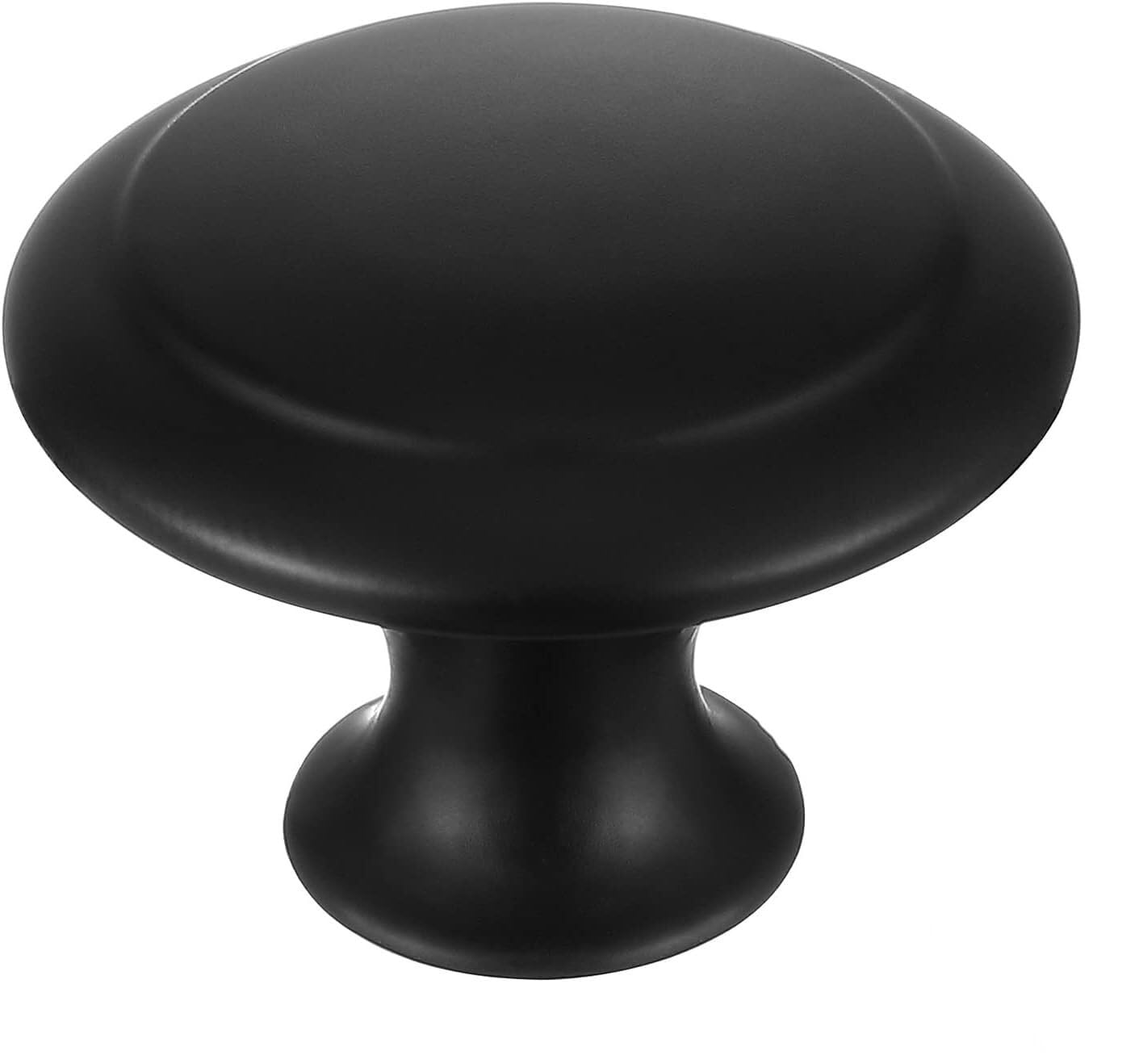 JYABSLNAJ Cabinet Pulls, Closet Door knobs Round Matte Black Dresser Drawer Knobs Simple Cabinet Hardware
