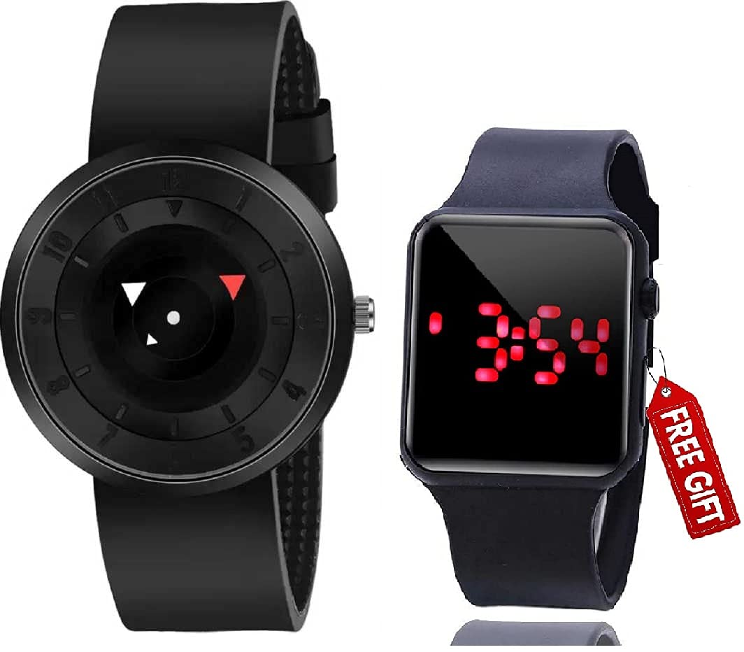 SELLORIA Brand A Black Dial Analogue Black Dial Analog Watch Boys (B09DZ2HS8R) Amazon Price History, Amazon Price Tracker