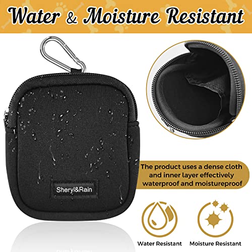 Sheryl&Rain Kleiner Leckerlibeutel für Hunde, Leckerlitasche für Hunde Klein, Trainingsbeutel mit Reißverschluss, Leckerlibeutel im Taschenformat für Reisen, Spaziergang, Tasche für Leckereien