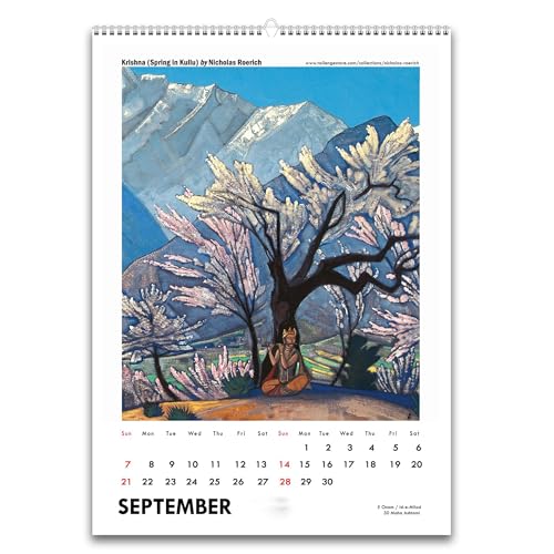 Image of Tallenge - Art by Indian Masters - 2026 Desk Calendar - 6 x 9 Inches for Home & Office (Paper, Desk Calendar)