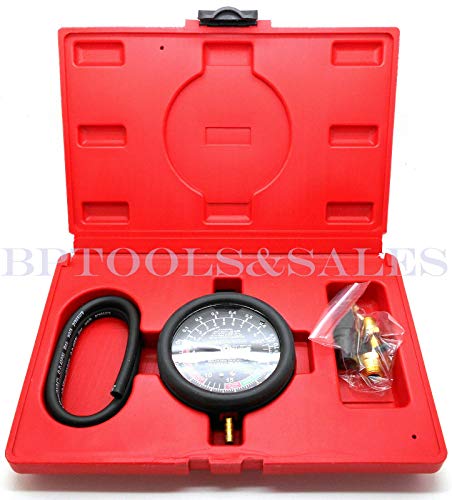 Carburetor Pressure Diagnosis Leakage Tool, Reliable Stainless Fuel Pump Vacuum Tester Gauge For Car
