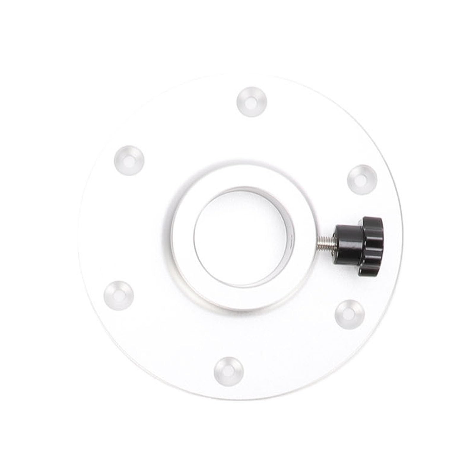 Stolik do łodzi, Nierdzewny, Wytrzymały Stop Aluminium o Regulowanej Wysokości 450 690 Mm Stół do Samochodu Kempingowego, cokół Stołu o Odłączanej Konstrukcji Nośność 80 Kg dla Jachtu