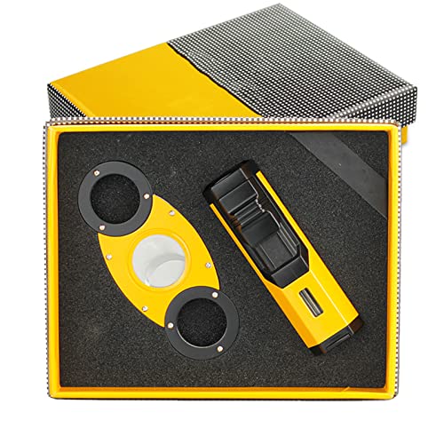 Coffret cadeau allume-cigare complet en métal pour anniversaire