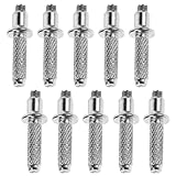 Luxshiny 10 Piezas Puntas para Bastones de Trekking de Acero de Tungsteno, Accesorios Resistentes para Senderismo y Montañismo