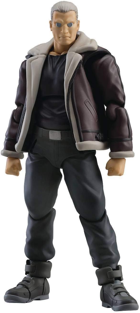 Max Factory Ghost in The Shell Stand Alone Complex: Batou (S.A.C. Version) Figma Action Figure, Mulitcolor
