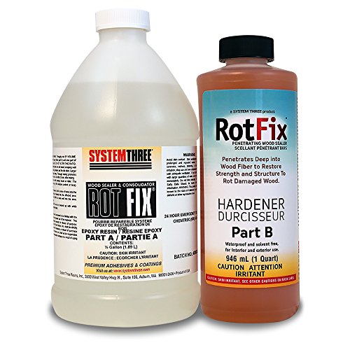 System Three 1500K44 RotFix Kit, 3 Quart, Brown