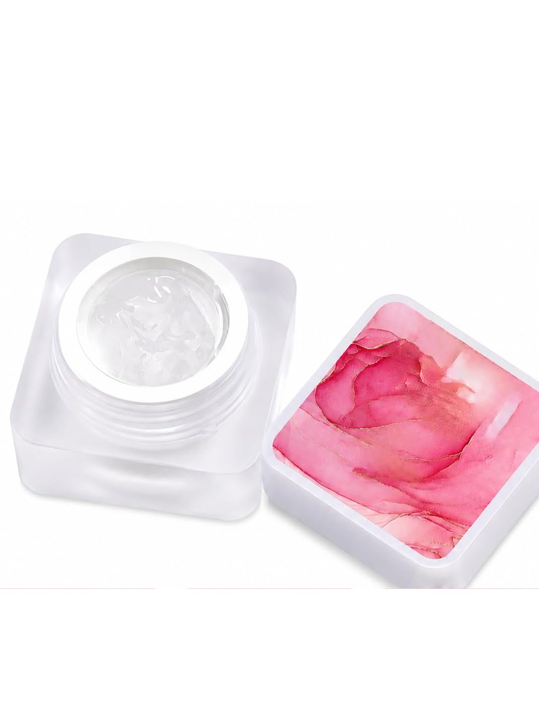 URBAN BOX Clear Modelling Gel for 3D Nail Art, Crystal Clear, Strong Hold UV/LED Builder Gel for Extensions and Rhinestones-image-4