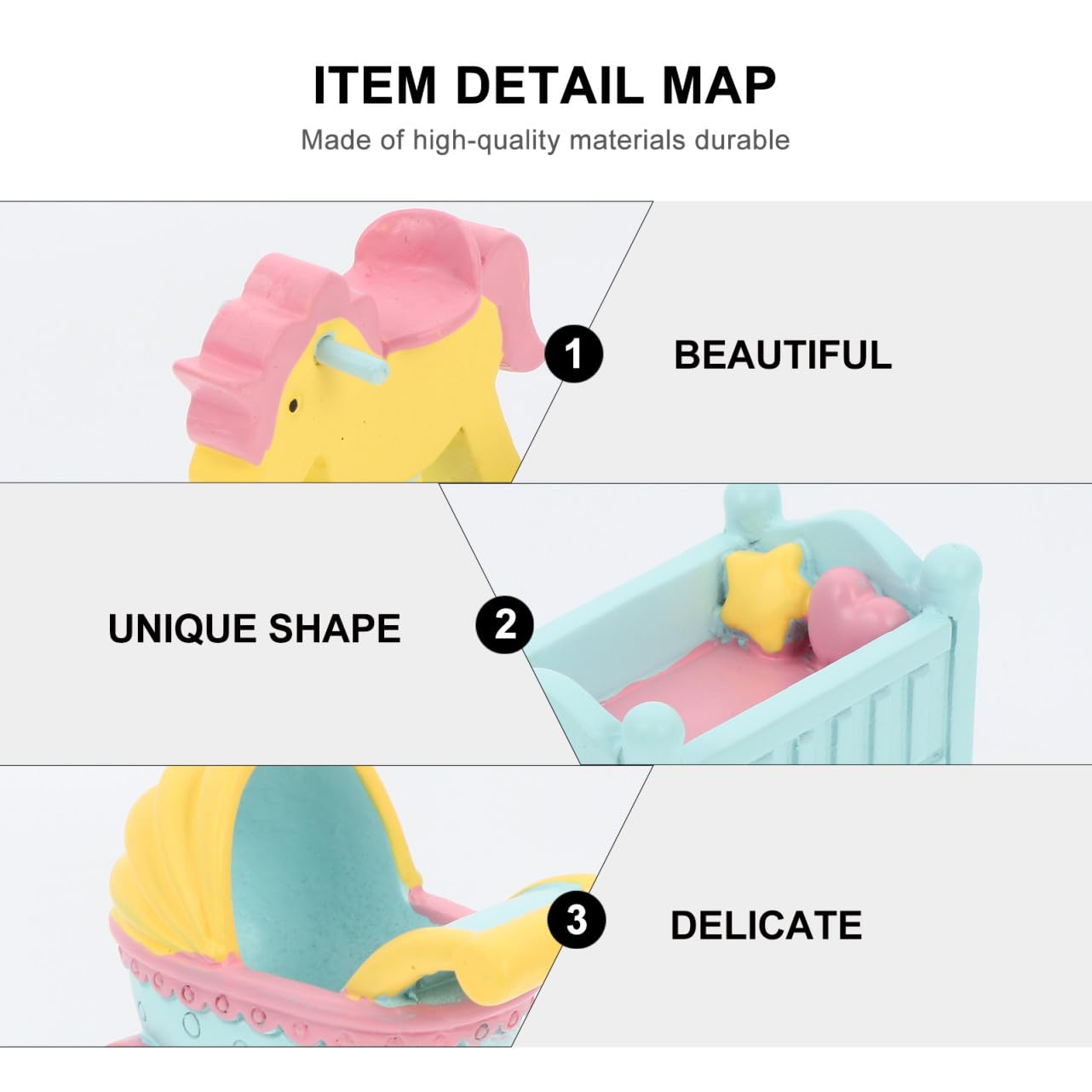 Alipis 9piezas Decoración De Pastel Para Cumpleaños Adornos De Carrito Infantiles