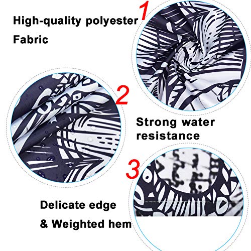 4 Pcs Kraken Octopus Attack Sailboat Shower Curtain Set With Non-Slip Rug, Toilet Lid Cover, Bath Mat And 12 Hooks, Nautical Tentacles Ship Waterproof Shower Curtain Sets For Bathroom #TOP3