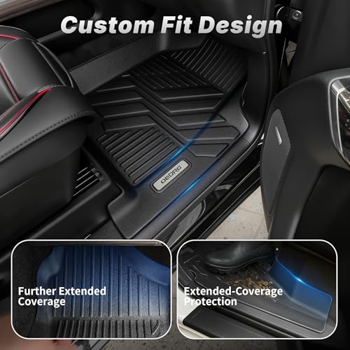 Image of OEDRO Floor Mats Fit for 2012-2018 Dodge Ram 1500 /2500 /3500 Crew Cab