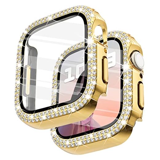 Surace 40mm Gold Bling Diamond Apple Watch Case