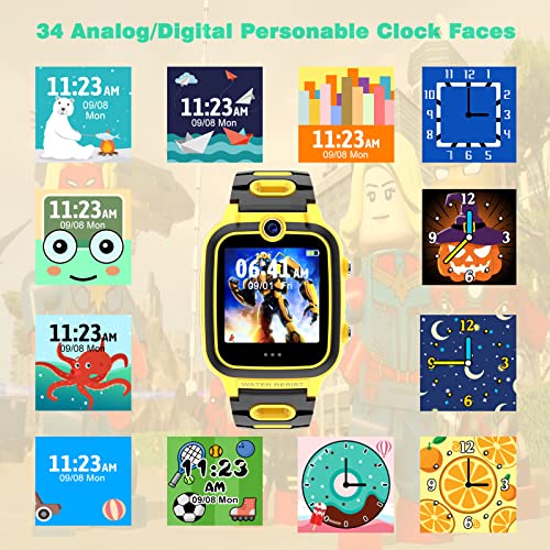 Ralehong Smart Watch For Kids, Learning Education Toys Gift,Smartwatch With Dual Cameras Games Pedometer Video Recorder Mp3 Music Player Recorder Alarm Clock,4-12 Years Boys Girls Birthday Gifts #TOP4