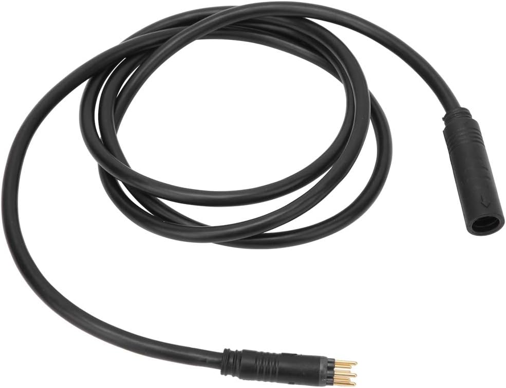 MAGT Bike Extension Cable, 9 Pin Front Rear Wheel Motor Female to Male Wire Cable for Electric Bikes E-Bike Accessory (1.5pin 1300mm)