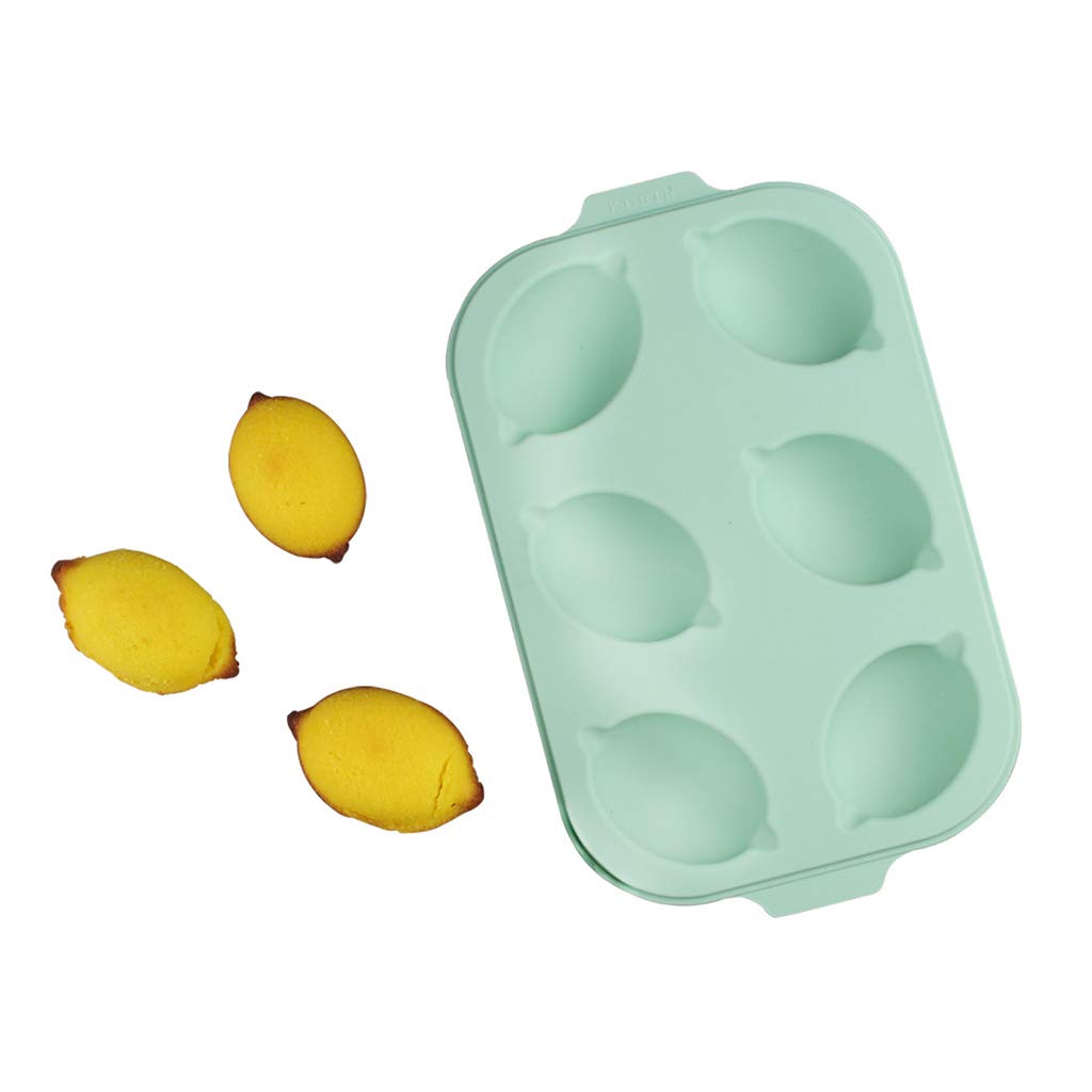 Moldes para helado, Molde de silicona 6 agujeros for repostería, chocolate, magdalenas, helados, galletas y decoración pasteles