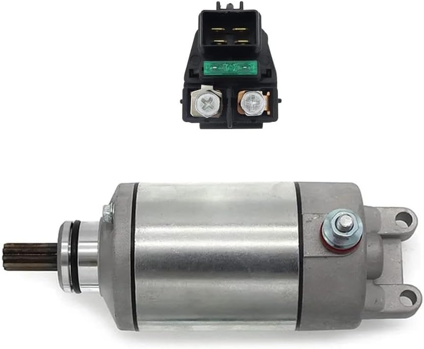 モーター カワサキ KFX400 KSF400用スターターモーターとリレー セル