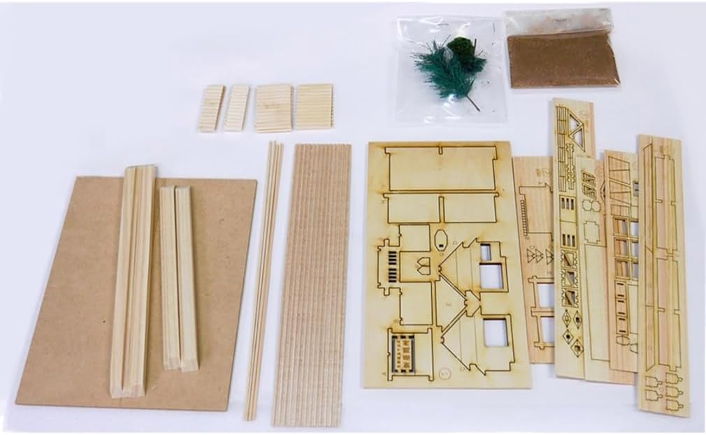 Woody Joe Tokaido Fifty-Three Stations New House Checkpoint Wooden Model Assembly Kit (Scene)