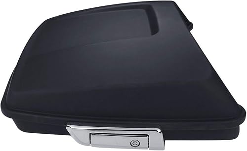 Miniatura 4 de TCMT Caja de maletero de motocicleta negra mate de 5.5 pulgadas para Harley 2014-2025 Touring CVO Road King Road Glide Street Glide Electra Glide