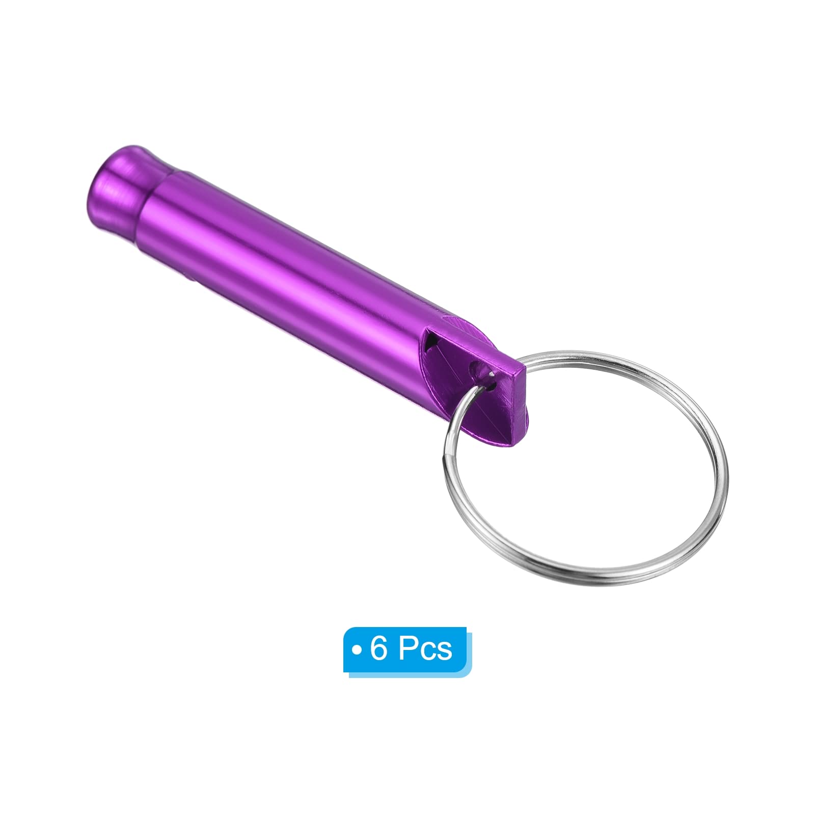 Lot De 9 Sifflets D'urgence En Aluminium Avec Porte-clés - Bruyant, Pour Randonnée, Camping, Sport