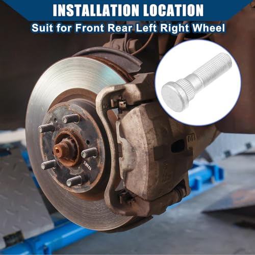 Pernos rueda M12x1.25 evita vibraciones con tornillos llantas Subaru 3