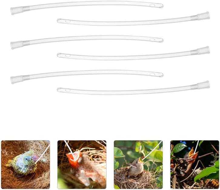 UPKOCH 100pcs Soft Feeding Tubes for Baby Birds Parrot Hand Feeder Supply Food Feeder Hose for Cockatiels and Small Parrots image 7