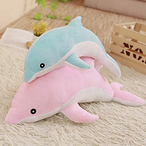 Kawaii Morbido Delfino Peluche Giocattoli Delfino Abbraccio Cuscino Peluche Animale Farcito Bambola Cuscino Per Bambini/Ragazze/Coppie Regalo Rosa 120 cm