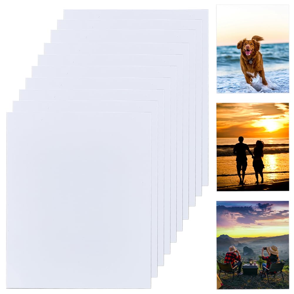 Cadres photo metalliques pour sublimation DICOSMETIC affiche metal vierge pour transfert thermique x10