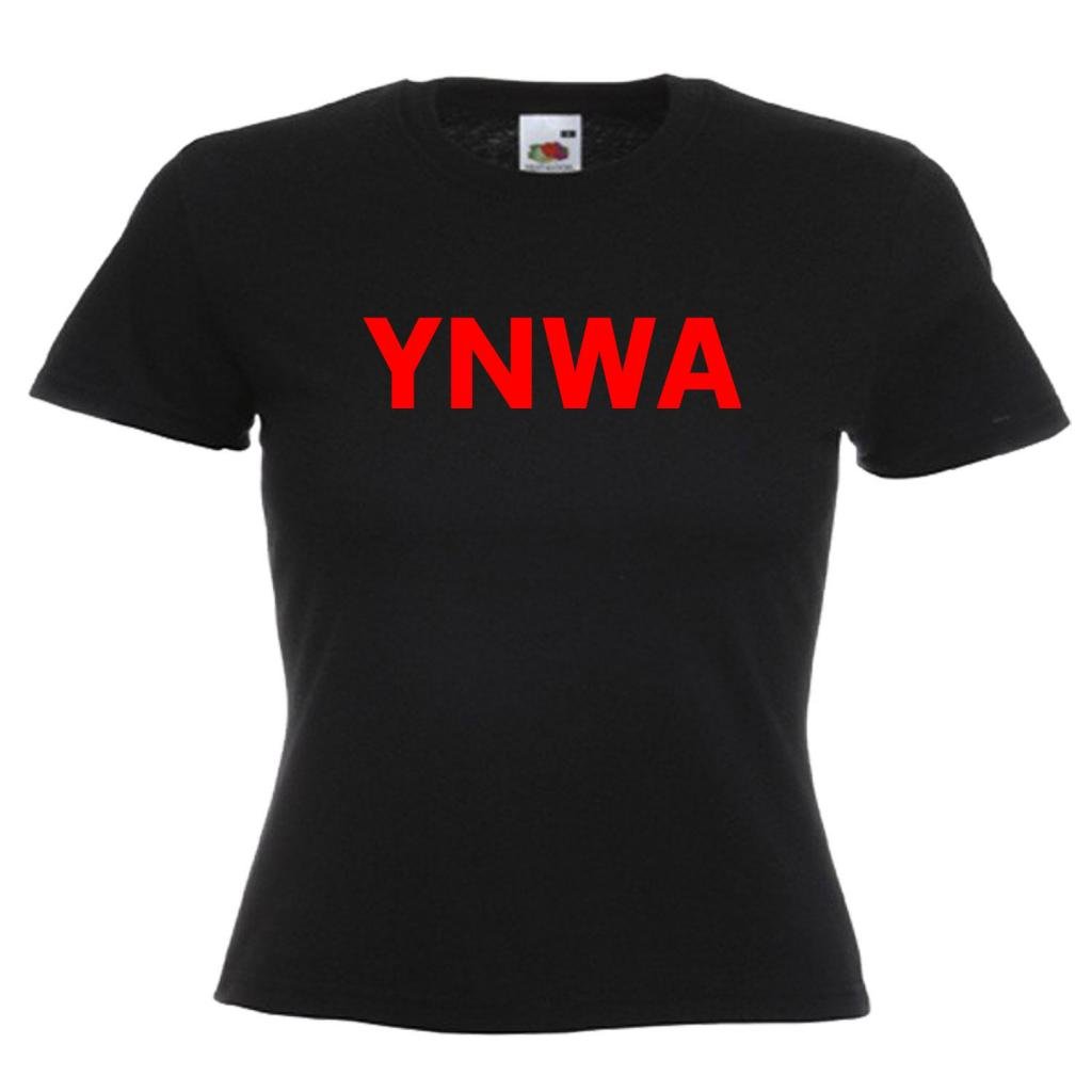 shaniztoons Liverpool YNWA Womens Lady Fit T Shirt XXL Black