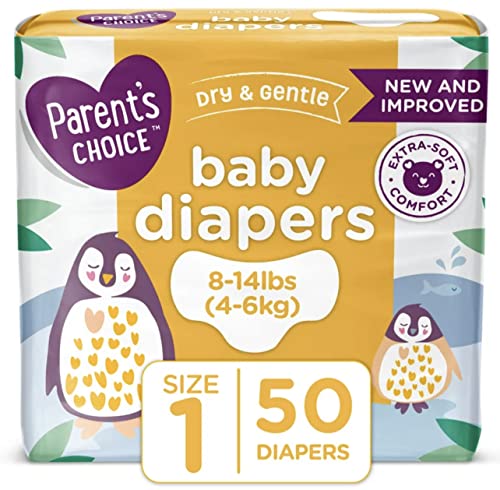 Parents Choice - Diapers, count 50, Size 1