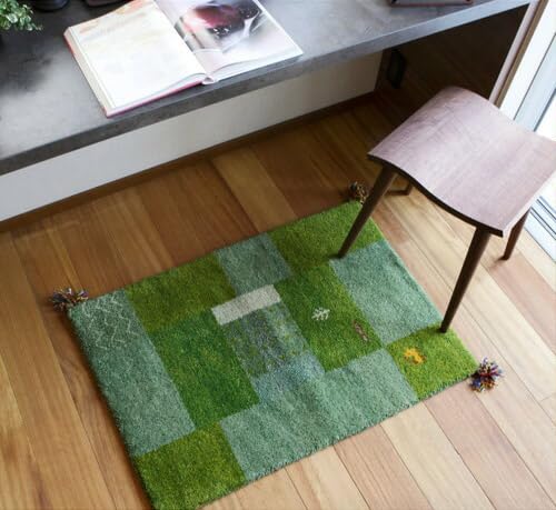 �M���b�x �M���� ���փ}�b�g �n���h���[�� (D11 �O���[��, ��70×120cm)