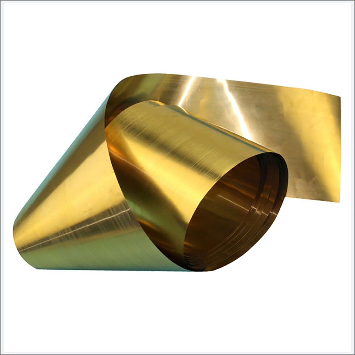 Podkładki miedziane, Mosiężna cienka blacha rolka miedziana taśma mosiężna do obróbki metalu DIY szerokość(0.3 * 300mm)