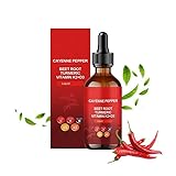 Bio-Chili-Pfeffer-Extrakt-Mischung mit Weißdorn, Roter Bete & Kurkuma, tägliche Wellness-Unterstützung, vegan, nicht gentechnisch verändert, glutenfrei