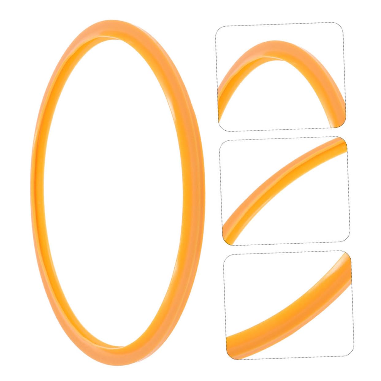 Zerodeko 2Pcs Silicone Pot Rings for Pressure Cookers High Elasticity Kitchen Gadgets Reliable Sealing Accessories Easy to Install and with Pressure Cookers