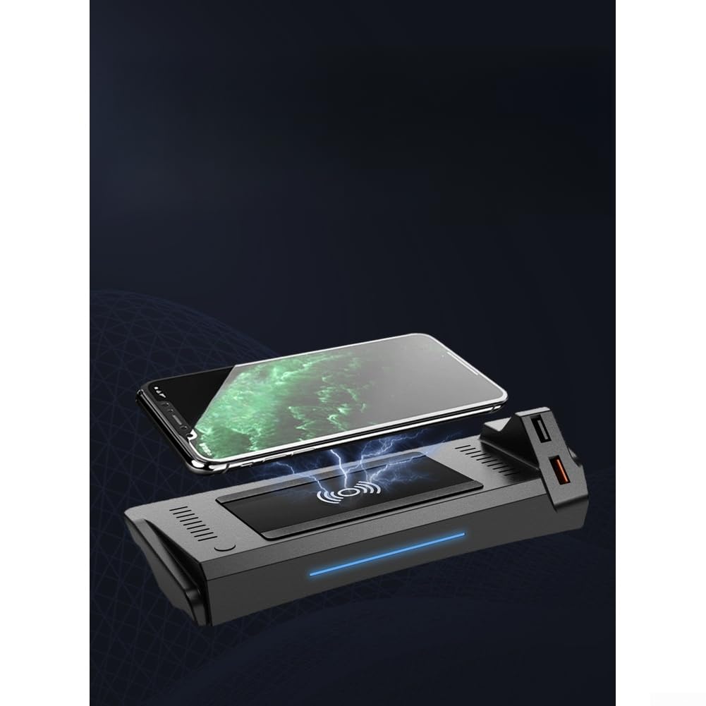 Caricatore Wireless Auto per A4 per a5 per s4 15W Ricarica Caricatore | Compatibile per a4/ per a5, ricarica 15W veloce, design compatto, installazione per facile, cavo incluso