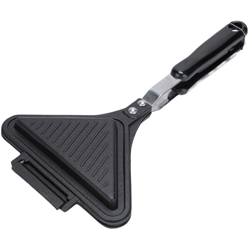 Breakfast Sandwich Maker Double Sided Frying Pan with Handle Baking Multifunction Breakfast Maker for Kitchen Cooking