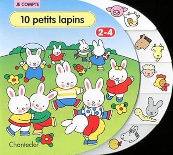Paperback JE COMPTE : 10 PETITS LAPINS Book
