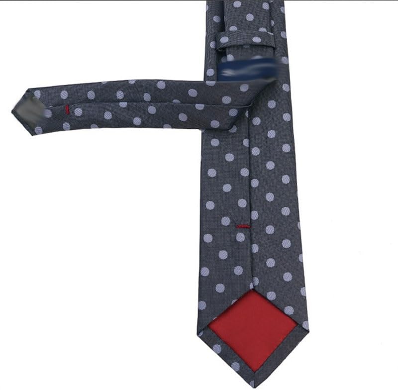 Navy Pattern Casual Tie Men's Business Formal Hand Tied